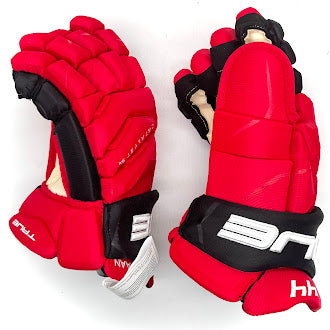True Catalyst 9X - NHL Pro Stock glove - Calvin De Haan (Red/Black)