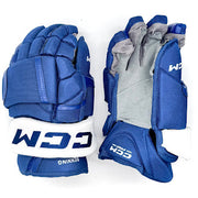 CCM HG12 - Gant de hockey professionnel NHL - Maple Leafs de Toronto (bleu/blanc)