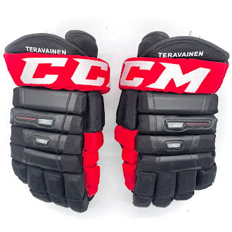 CCM HG97 - NHL Pro Stock Glove - Teuvo Teravainen (Black/Red)