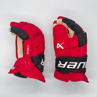 Bauer Supreme Mach - Used NHL Pro Stock Glove - Jordan Staal (Red/Black)