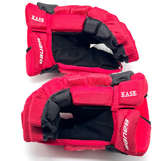 Bauer Vapor Hyperlite - NHL Pro Stock Glove - Ondrej Kase (Red/Black)