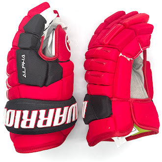 Warrior Alpha DX - NHL Pro Stock Glove - Carolina Hurricanes (Red/Black)