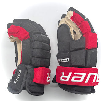 Bauer Pro Series - Used NHL Pro Stock Glove - Jack Roslovic (Black/Red)