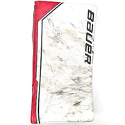 Bauer Supreme Mach - Bloqueur de gardien de but Pro Stock d'occasion - (Blanc/Rouge/Noir)