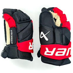 Bauer Vapor Hyperlite - Gants d'occasion NHL Pro Stock - Andrei Svechnikov (noir/rouge)