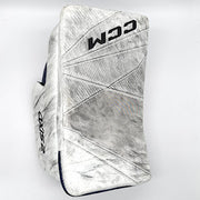 CCM Axis 2 - Bloqueur de gardien de but Pro Stock d'occasion - (Blanc/Bleu/Noir)