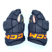 Gants de hockey CCM HGJSPP Pro Stock d'occasion (noir/or/marron) n° 3