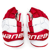 Gants Bauer Supreme Mach Pro d'occasion (blanc/rouge)