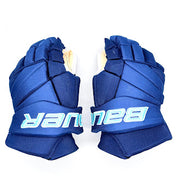 Bauer Pro Team - Gants Pro Stock (bleu roi/bleu bébé)