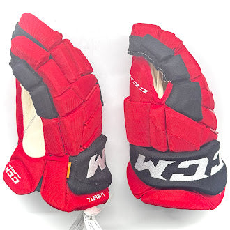 CCM HGPJS - Used NHL Pro Stock Glove - Steven Lorentz (Red/Black)