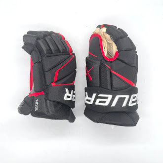 Bauer Vapor Hyperlite - NHL Pro Stock Glove - Craig Smith (Black/Red)