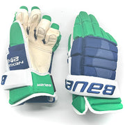 Bauer Nexus 2N - Gant NHL Pro Stock d'occasion - Jordan Staal (bleu/vert/blanc)