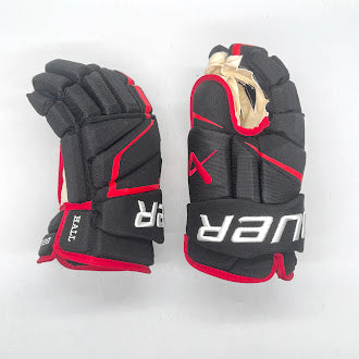Bauer Vapor Hyperlite - NHL Pro Stock Glove - Taylor Hall (Black/Red)