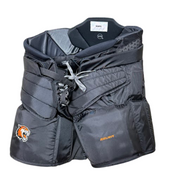 Pantalon de gardien Bauer Pro Stock NCAA d'occasion (noir/orange)