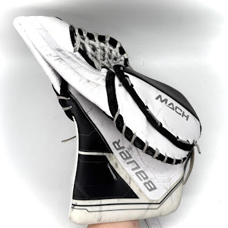 Bauer Supreme Mach - Used Pro Stock Goalie Glove (White/Black)