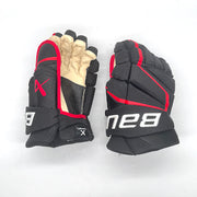 Bauer Vapor Hyperlite - NHL Pro Stock Glove - Craig Smith (Black/Red)