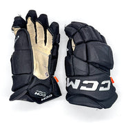 Gants de hockey CCM HGJSPP Pro Stock d'occasion (noirs)