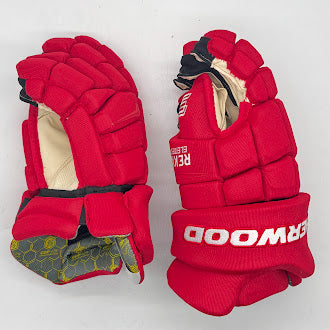 Sherwood Rekker Element Pro - Pro Stock Hockey Glove (Red/White)