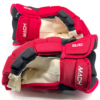 Bauer Supreme Mach - NHL Pro Stock Glove - Brady Skjei (Red/Black)