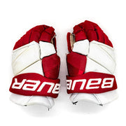 Gants Bauer Vapor Hyperlite Pro d'occasion (Intermédiaire) (Blanc/Rouge)