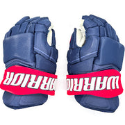Gants Warrior Covert Pro Stock d'occasion - ECHL (bleu marine/rouge)