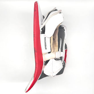 Bauer Vapor Hyperlite 2 - Bloqueur de gardien Pro Stock d'occasion (blanc/rouge)