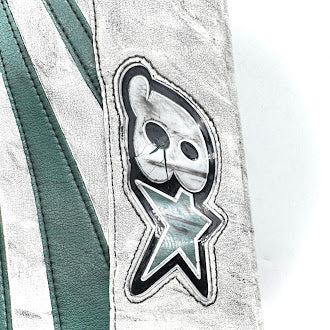 Brian's Optik 3  - Used NCAA Pro Stock Goalie Blocker (White/Green)