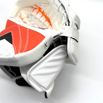 True Catalyst PX3 - New Pro Stock Goalie Glove (White/Orange/Black)