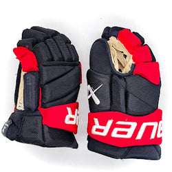 Bauer Vapor Hyperlite - Gant NHL Pro Stock d'occasion - Andrei Svechnikov (noir/rouge) n° 2