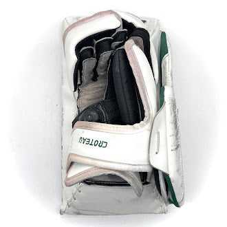 Brian's Optik 3  - Used NCAA Pro Stock Goalie Blocker (White/Green)
