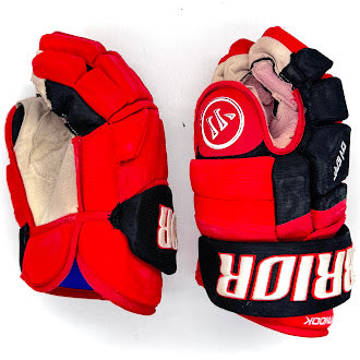 Warrior Covert QR5 Pro - NHL Used Pro Stock Glove - Jordan Martinook (Red/Black)