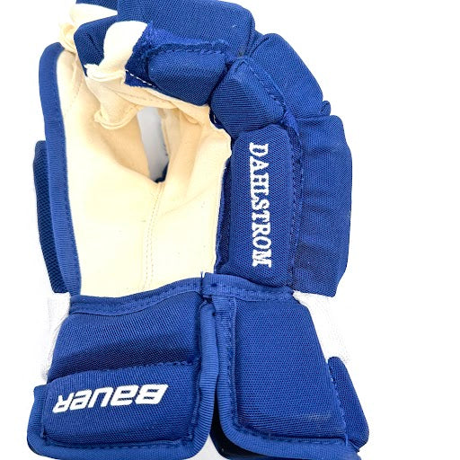 Bauer Vapor 2X Pro - NHL Pro Stock Glove - Carl Dahlstrom (Blue/White)