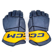 CCM HGJSCHLPP - Gants OHL Pro Stock d'occasion (bleu marine/jaune)