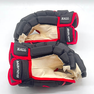 Bauer Vapor Hyperlite - NHL Pro Stock Glove - Taylor Hall (Black/Red)