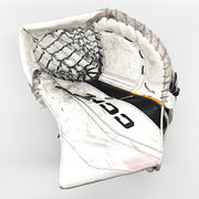 Gants de gardien de but CCM Extreme Flex 6 Pro d'occasion (blanc/noir/jaune)