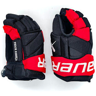 Bauer Vapor Hyperlite - Gant d'occasion NHL Pro Stock - Hurricanes de la Caroline (noir/rouge) n° 2
