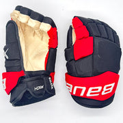 Bauer Supreme Mach - Gant NHL Pro Stock d'occasion - Sean Walker (noir/rouge)