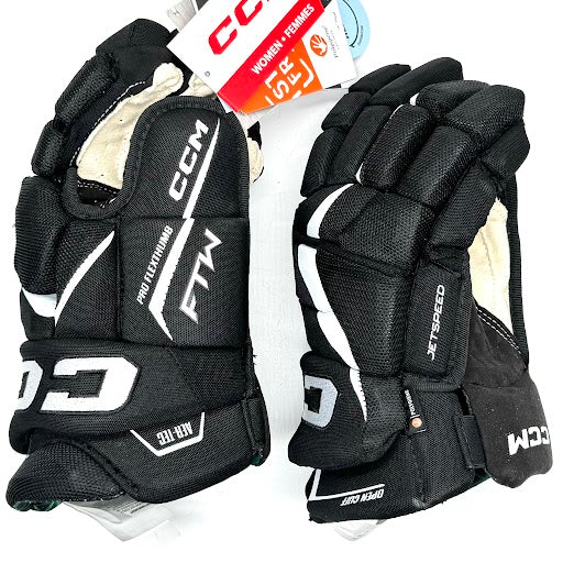 CCM HGFTW - Gant de hockey Pro Stock - (Noir/Blanc)