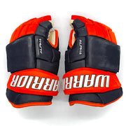 Warrior Alpha - Used Pro Stock Gloves - (Black/Orange)