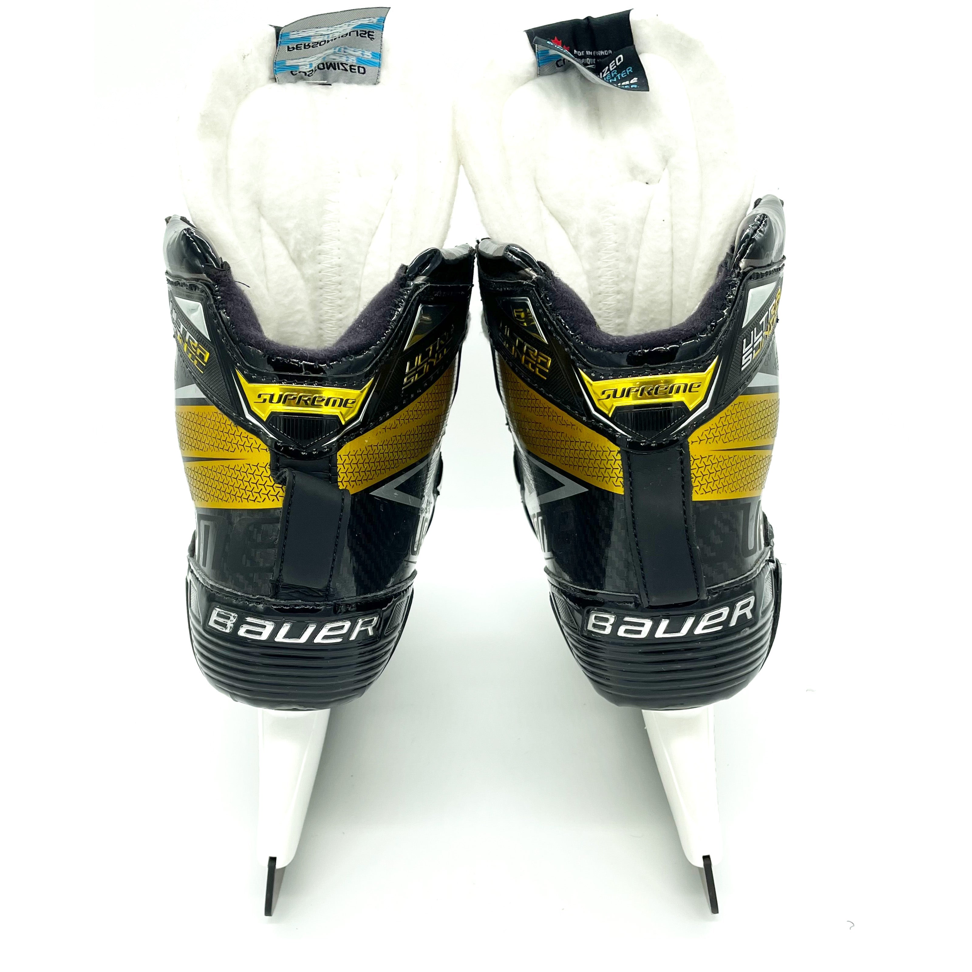 Bauer Supreme Ultrasonic - Nouveaux patins de gardien de but Pro Stock - Taille 8,25L 7,875R