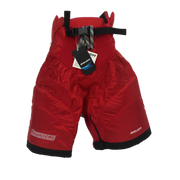 Bauer Nexus - Pantalon de hockey NCAA Pro Stock pour femme (rouge)