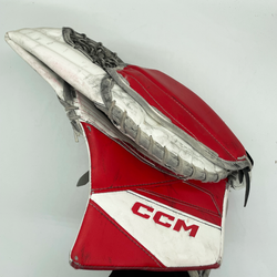 CCM Axis 2 - Gant de gardien de but Pro Stock d'occasion (blanc/rouge)