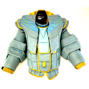 Bauer Vapor Hyperlite - Plastron de gardien de but Pro Stock d'occasion (bleu/jaune)