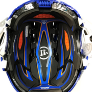Casque de hockey Warrior Krown PX3 pour senior (bleu marine)
