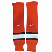 Nike - Nouvelles chaussettes de hockey en tricot (orange/blanc/noir)