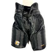 Bauer Supreme - Pantalon de hockey NCAA Pro Stock (noir/orange)
