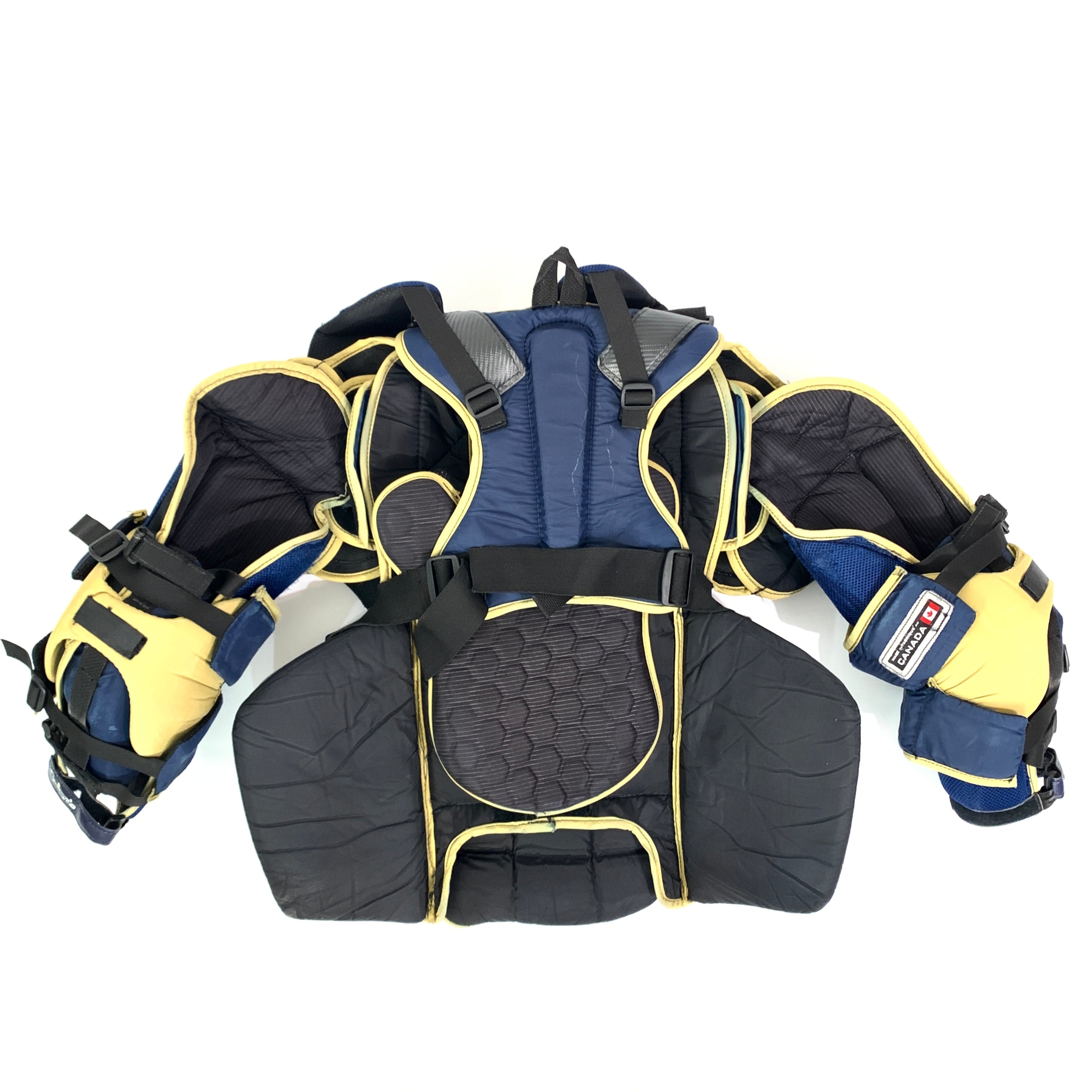 Brian's Pro Custom - Used Pro Stock Goalie Chest Protector (Navy/Gold)