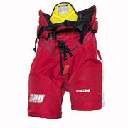 CCM HPTK - Pantalon de hockey Pro Stock d'occasion (rouge/blanc)