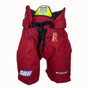 CCM HPTKXP - Pantalon de hockey NCAA Pro Stock (rouge/blanc)