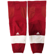 NCAA - Chaussettes de hockey Adidas d'occasion (rouge/blanc)